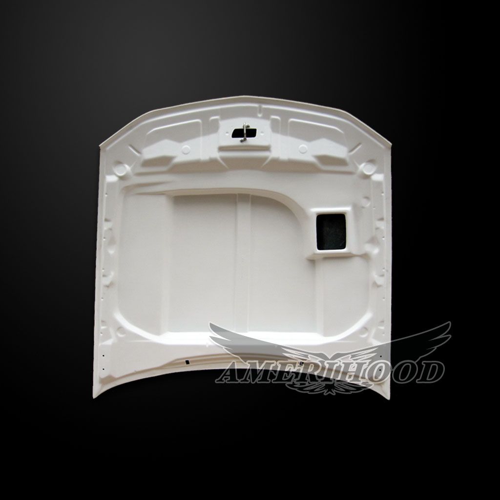 AmeriHood - Ford Mustang Model 2010-2012 C Style Functional Heat Extraction Hood