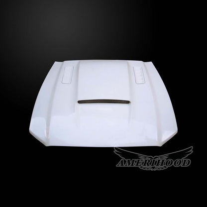 AmeriHood - Ford Mustang Model 2013-2014 SMS Style Functional Heat Extraction Hood