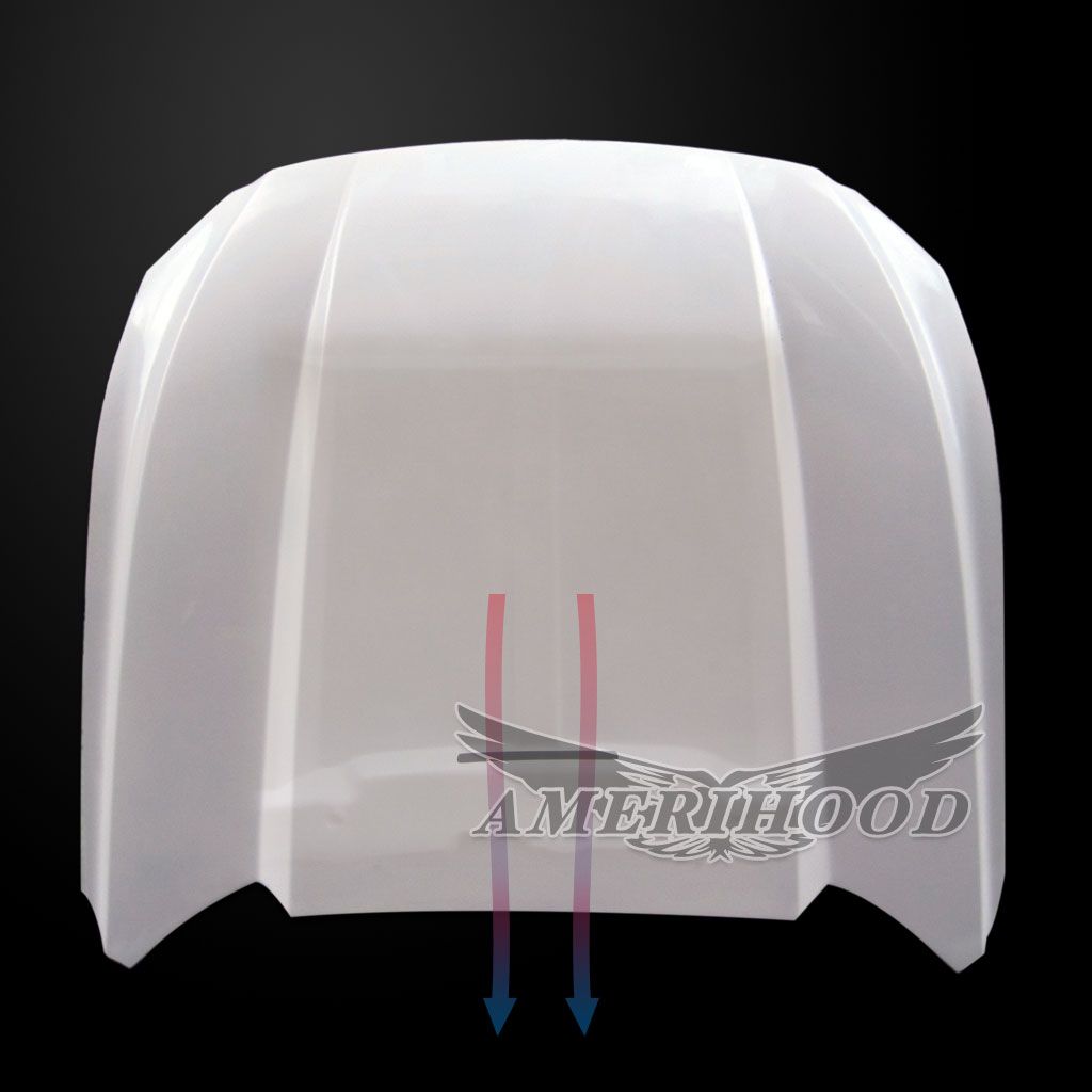 AmeriHood - Ford Mustang Model 2015-2017 3 Inch Cowl Style Functional Heat Extraction Hood