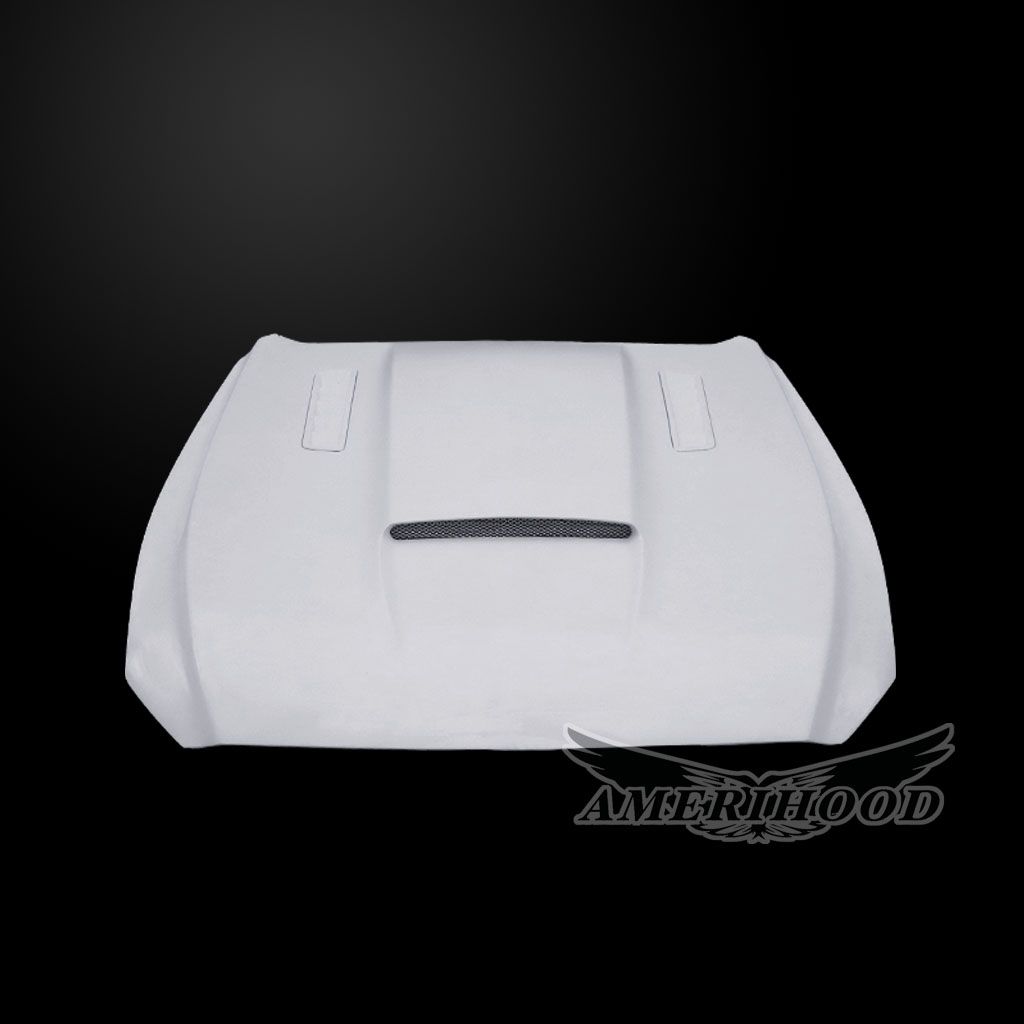 AmeriHood - Ford Mustang Model 2015-2017 SMS Style Functional Heat Extraction Hood