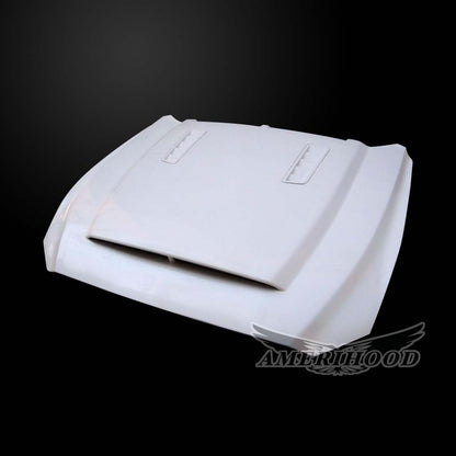 AmeriHood - Ford Mustang Model 2015-2017 SSE Style Functional Heat Extraction Hood