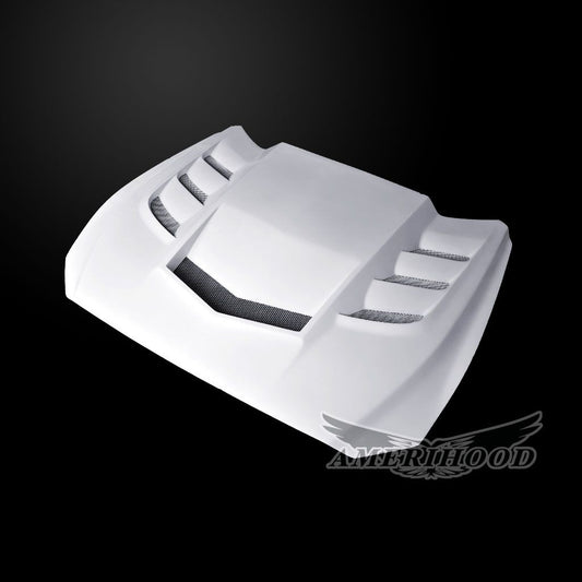 AmeriHood - Ford Mustang Model 2015-2017 VIP Style Functional Heat Extraction Hood