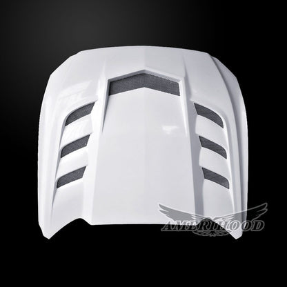 AmeriHood - Ford Mustang Model 2015-2017 VIP Style Functional Heat Extraction Hood