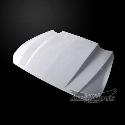 AmeriHood - Ford Mustang Model 2018-2023 3 Inch Cowl Style Functional Heat Extraction Hood