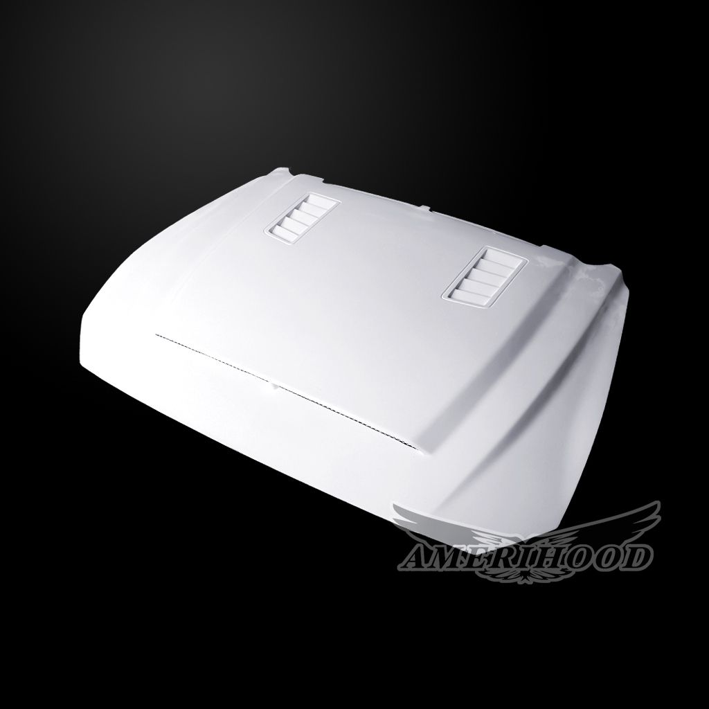 AmeriHood - Ford Mustang Model 2018-2023 SSE Style Functional Heat Extraction Hood