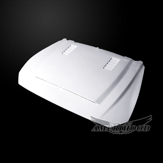 AmeriHood - Ford Mustang Model 2018-2023 SSE Style Functional Heat Extraction Hood
