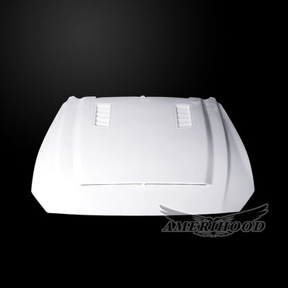 AmeriHood - Ford Mustang Model 2018-2023 SSE Style Functional Heat Extraction Hood