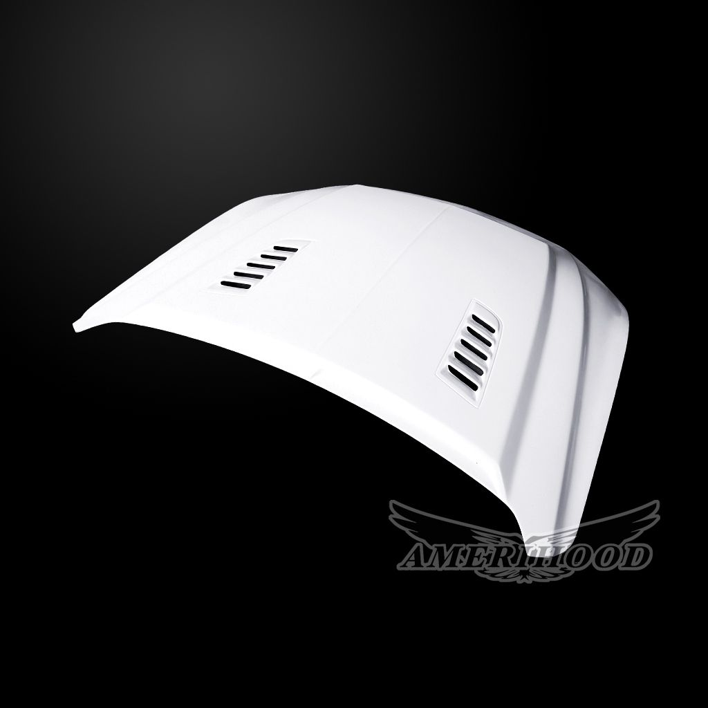 AmeriHood - Ford Mustang Model 2018-2023 E Style Functional Heat Extraction Hood