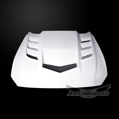 AmeriHood - Ford Mustang Model 2018-2023 VIP Style Functional Heat Extraction Hood