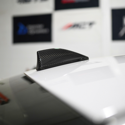JDMuscle [22-25 WRX, 22+ BRZ, 15-21 WRX/STI] Tanso Dry Carbon Fiber Antenna Cover w/ Gloss Finish
