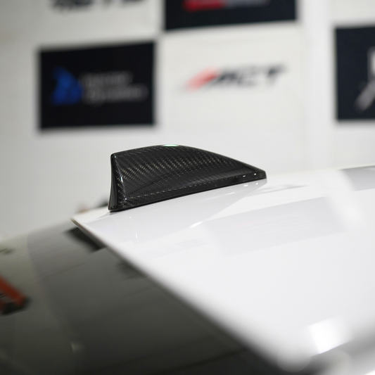 JDMuscle [22-25 WRX, 22+ BRZ, 15-21 WRX/STI] Tanso Dry Carbon Fiber Antenna Cover w/ Gloss Finish