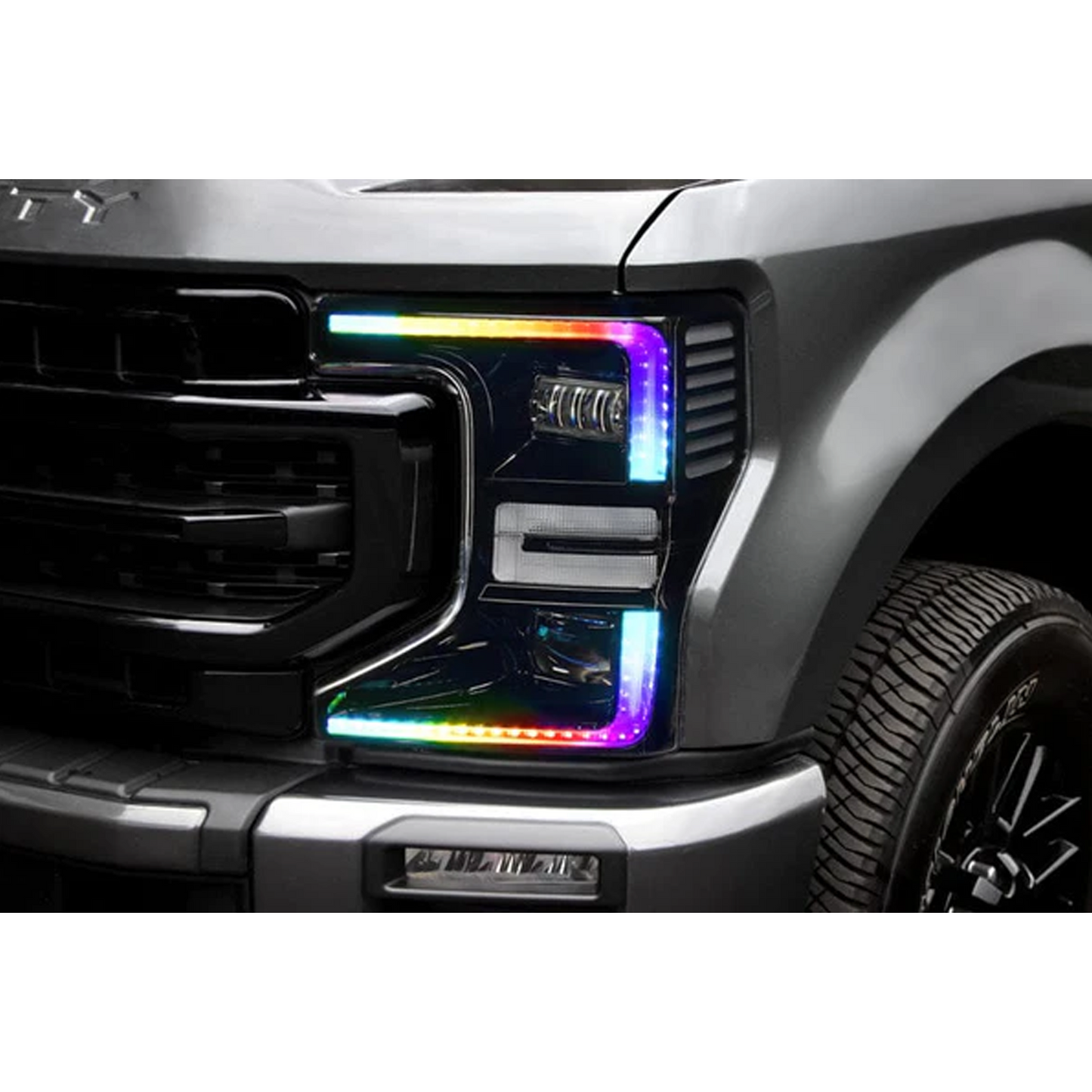 Ford F-250/350 Super Duty Multicolor Flow DRL Boards (2020-2022)