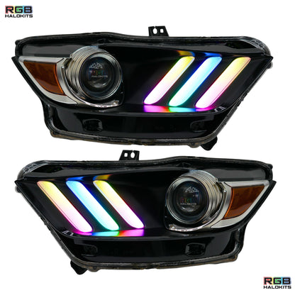 Ford Mustang Multicolor Flow Series DRL Boards (2015-2017)