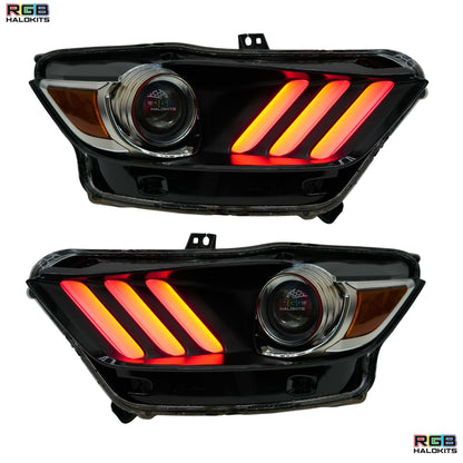 Ford Mustang Multicolor Flow Series DRL Boards (2015-2017)