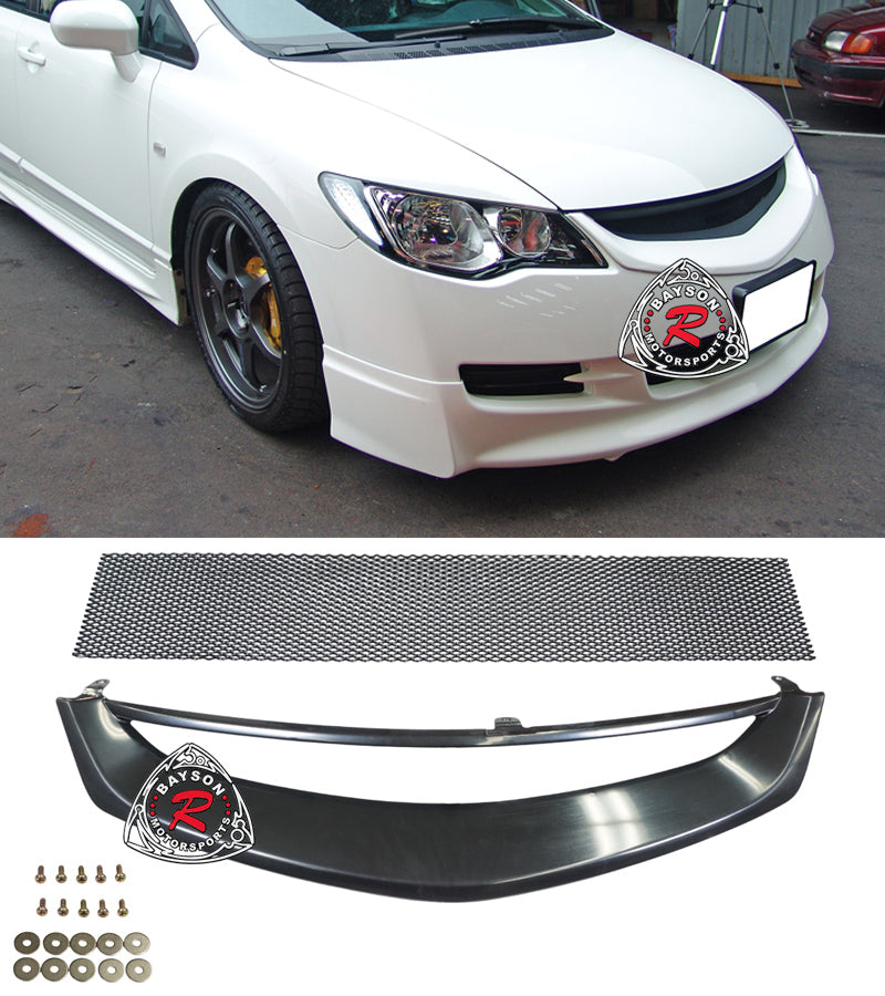 MU Style Front Grille 2006-2008 Acura CSX 4Dr Sedan (Canadian Model)