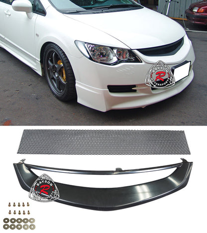 MU Style Front Grille 2006-2008 Acura CSX 4Dr Sedan (Canadian Model)