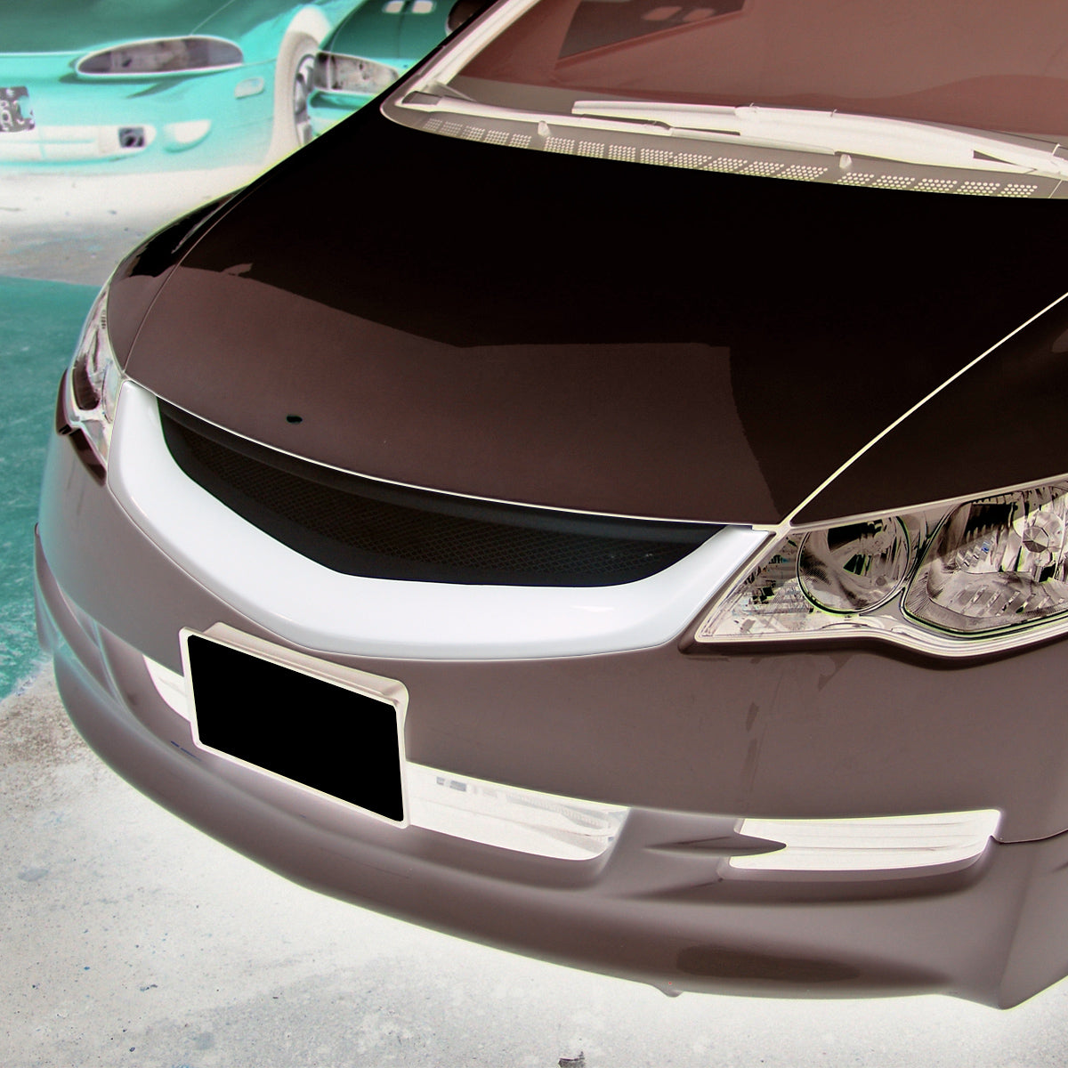 MU Style Front Grille 2006-2008 Acura CSX 4Dr Sedan (Canadian Model)