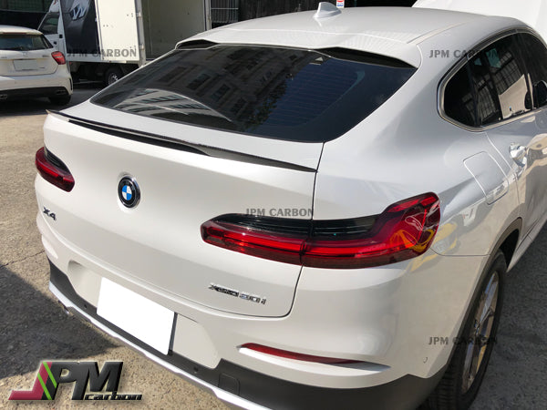 Performance Style Carbon Fiber Trunk Spoiler Fits For 2018-2023 BMW G02 X4 Only
