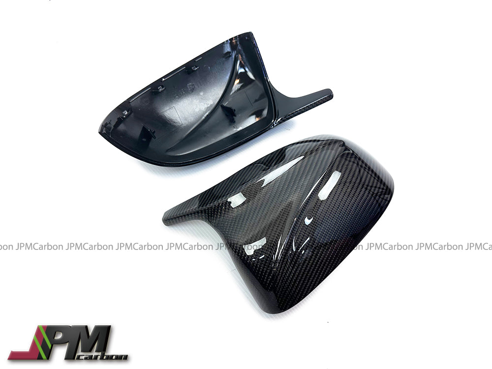 M Style Carbon Fiber Replacement Mirror Covers Fits For 2018-2025 G01 X3 G02 X4 G05 X5 G06 X6 G07 X7
