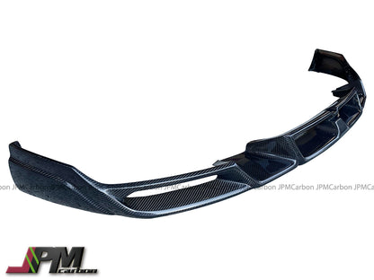 DP Style Carbon Fiber Front Bumper Add-on Lip Fits For 2020-2023 BMW G06 X6 with M-sport Package Only