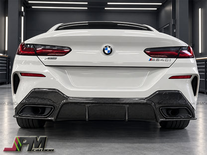 [JPMCarbon] 3D Style Carbon Fiber Rear Bumper Diffuser Fits For 2020-2025 BMW G14 G15 G16 8-Series M Sports Only