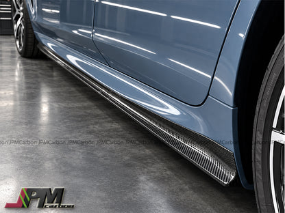 [JPMCarbon] 3D Style Carbon Fiber Side Skirts Lip Fits For 2020-2025 BMW G14 G15 G16 8-Series M Sports Only