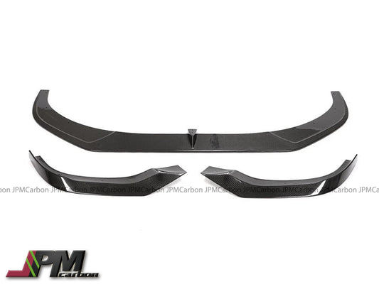 AC Style Carbon Fiber Front Bumper Add-on Lip Fits For 2020-2025 BMW G14 G15 G16 with M-Sport Package Only
