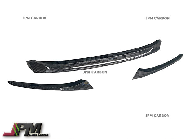 OEM Style Carbon Fiber Front Bumper Add-on Lip Fits For 2020-2023 BMW G14 G15 G16 with M-Sport Package Only