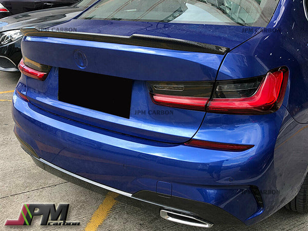 CS Style Carbon Fiber Trunk Spoiler Fits For 2019-2024 BMW G20 G28 3-Series Sedan & G80 M3 Only