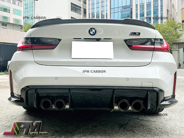 CS Style Carbon Fiber Trunk Spoiler Fits For 2019-2024 BMW G20 G28 3-Series Sedan & G80 M3 Only