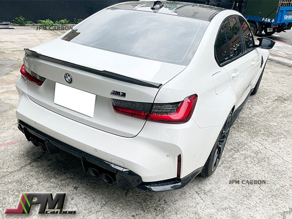 CS Style Carbon Fiber Trunk Spoiler Fits For 2019-2024 BMW G20 G28 3-Series Sedan & G80 M3 Only