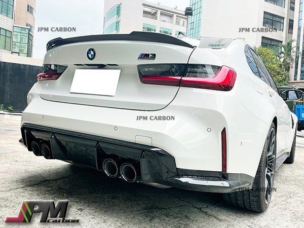 CS Style Carbon Fiber Trunk Spoiler Fits For 2019-2024 BMW G20 G28 3-Series Sedan & G80 M3 Only