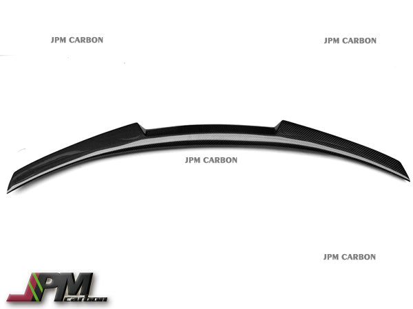 M4 Style Carbon Fiber Trunk Spoiler Fits For 2019-2023 BMW G20 G28 3-Series Sedan & G80 M3 Only