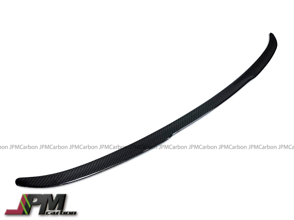 V Style Carbon Fiber Trunk Spoiler Fits For 2020-2025 BMW G22 4-Series Coupe Only