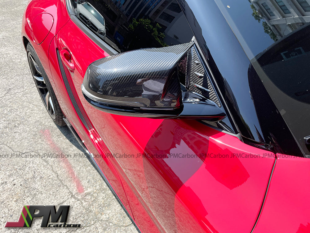 [JPMCarbon] Dry Carbon Mirror Replacement Covers Fits For 2019-2024 BMW G29 Z4 Only