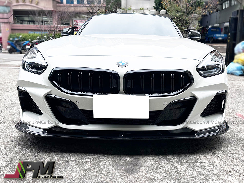AC Style Carbon Fiber Front Add-on Lip Fits For 2019-2024 BMW G29 Z4 with M-Sport Package Only