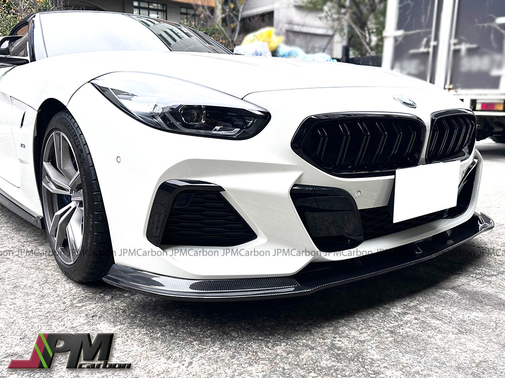 AC Style Carbon Fiber Front Add-on Lip Fits For 2019-2024 BMW G29 Z4 with M-Sport Package Only