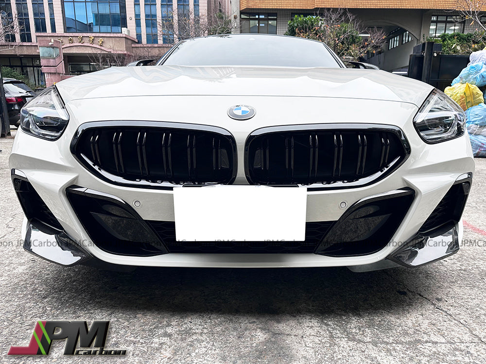 DP Style Carbon Fiber Front Add-on Splitter Lips Fits For 2019-2024 BMW G29 Z4 with M-Sport Package Only