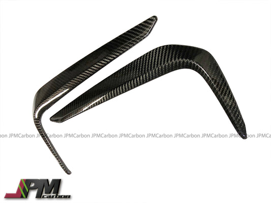 Carbon Fiber Front Bumper Fog Light Add-on Trim Covers Fits For 2017-2020 BMW G30 G31 5-Series with M-sport Package Only (Copy)