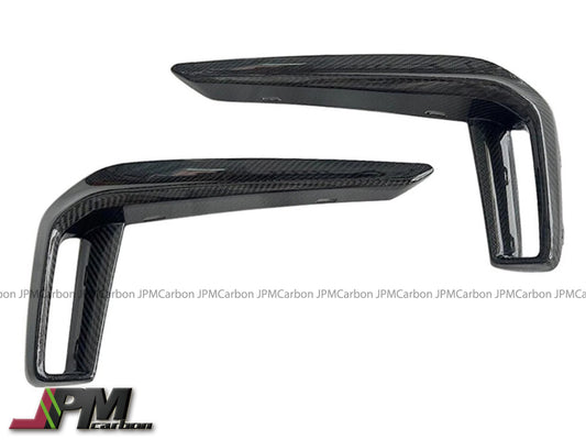 M550i Style Carbon Fiber Front Bumper Fog Light Replacement Trim Covers Fits For 2017-2020 BMW G30 G31 5-Series with M-sport Package Only (Copy) (Copy)