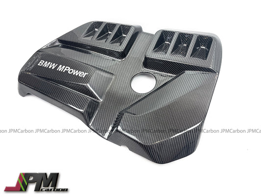Dry Carbon Fiber Engine Cover Fits For 2020-2025 BMW G80 M3 / G82 M4 Only