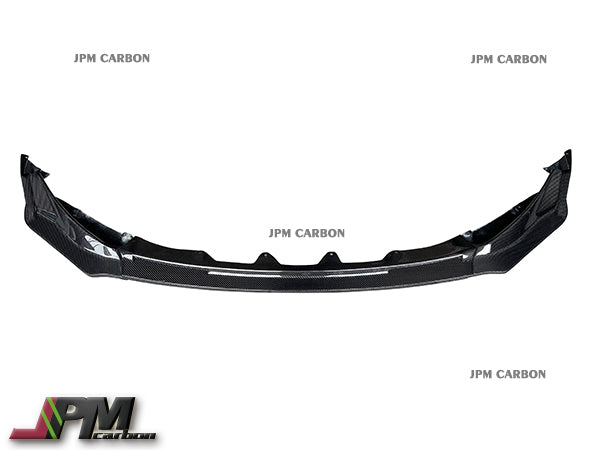 V Style Carbon Fiber Front Bumper Add-on Lip Fits For 2020-2023 BMW G80 M3 / G82 M4 Only