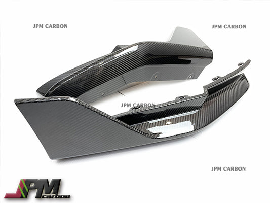 MP Style Carbon Fiber Rear Splitter lip Fits For 2021-2024 BMW G80 M3 Only