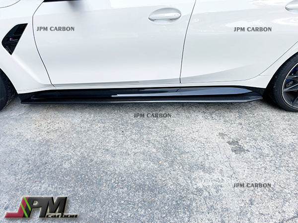 JPM Carbon Fiber Side Skirt Lips Fits For 2021up BMW G80 M3 Only
