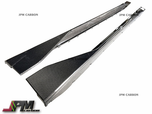 MP Style Carbon Fiber Replacement Side Skirts Fits For 2021-2024 BMW G80 M3 Only