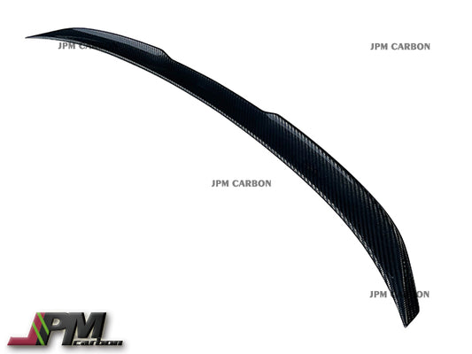 OEM Style Carbon Fiber Trunk Spoiler Fits For 2020-2023 BMW G80 M3 / G82 M4 Only