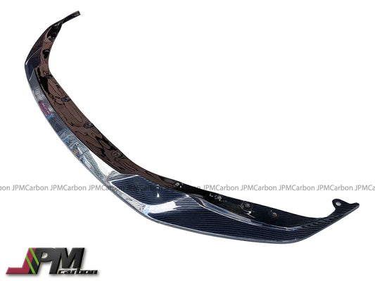 R4 Style Carbon Fiber Front Bumper Add-on Lip Fits For 2020-2024 BMW G80 M3 / G82 M4 Only