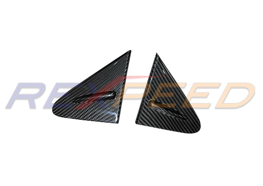 Rexpeed -  2023+ GR Corolla Dry Carbon Wind Deflector Covers (2 units)