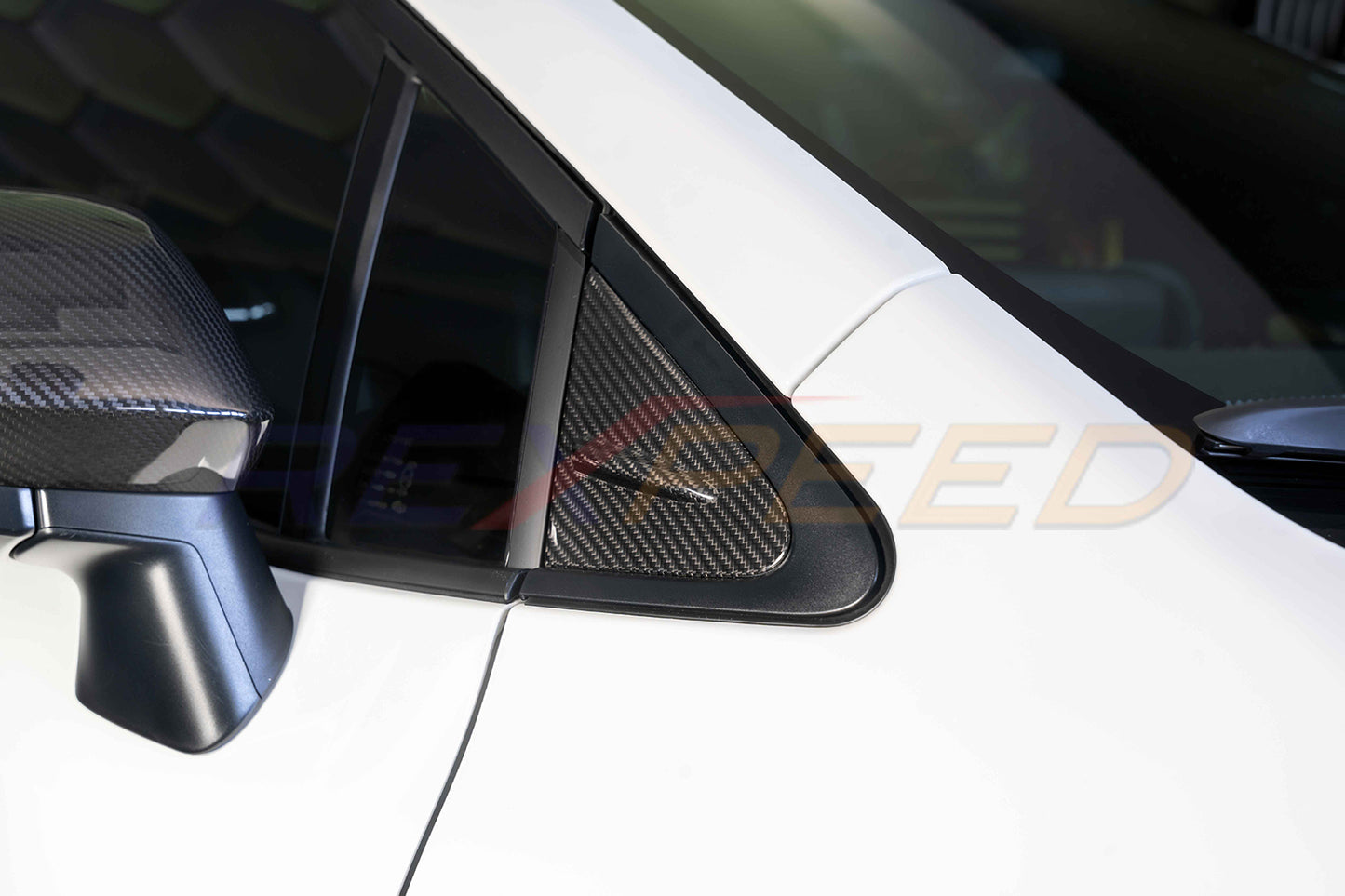 Rexpeed -  2023+ GR Corolla Dry Carbon Wind Deflector Covers (2 units)