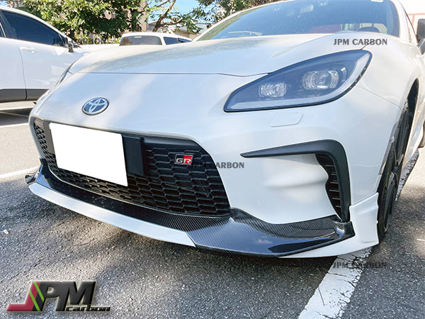 [JPMCarbon] TRD Style Carbon Fiber Front Bumper Add-on Lip Fits For 2022-2025 Toyota GR86 Only